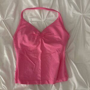 DFYNE Impact Longline Strappy Top – Blossom Pink